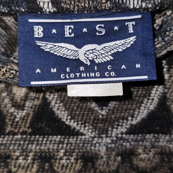 Vintage Tapestry Mini Skirt Size 9 Southwestern Aztec Style Geometric Chic - Picture 4 of 10